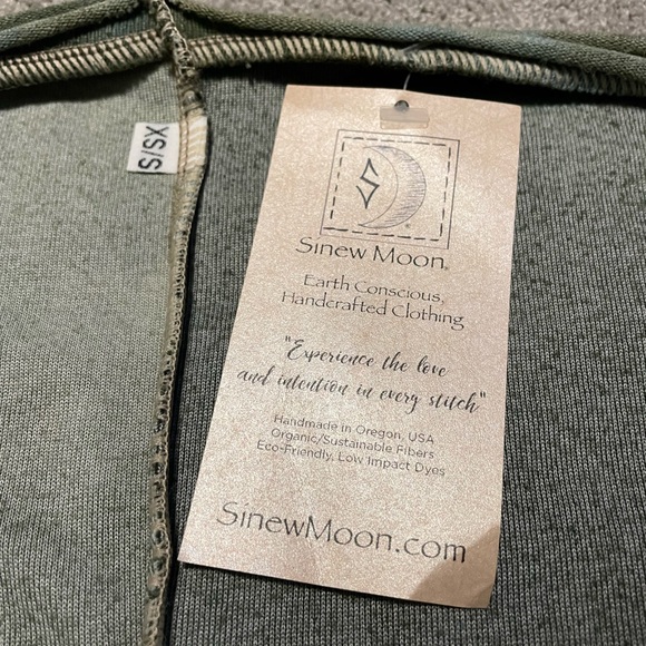 Sinew Moon Saturdays Child Dress Womens XS/S NWT Organic Velvet Bamboo Hemp - Picture 6 of 15